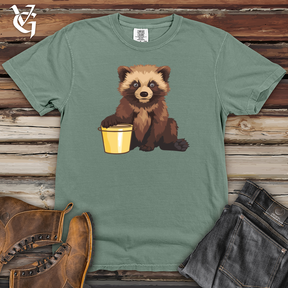 Viking Goods Raccoon Bucket Pal Heavy Cotton Comfort Colors Tee Bay / L