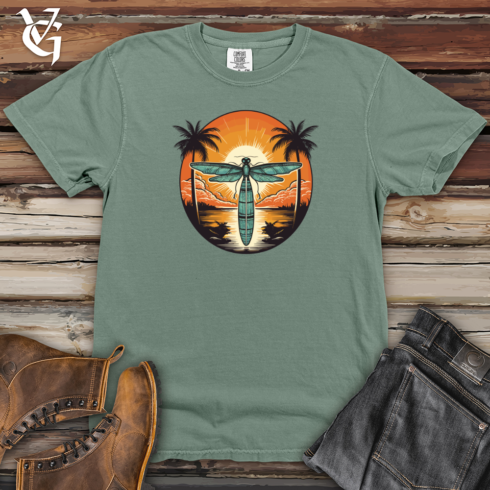 Viking Goods Surfing Dragonfly Rider Heavy Cotton Comfort Colors Tee Bay / L