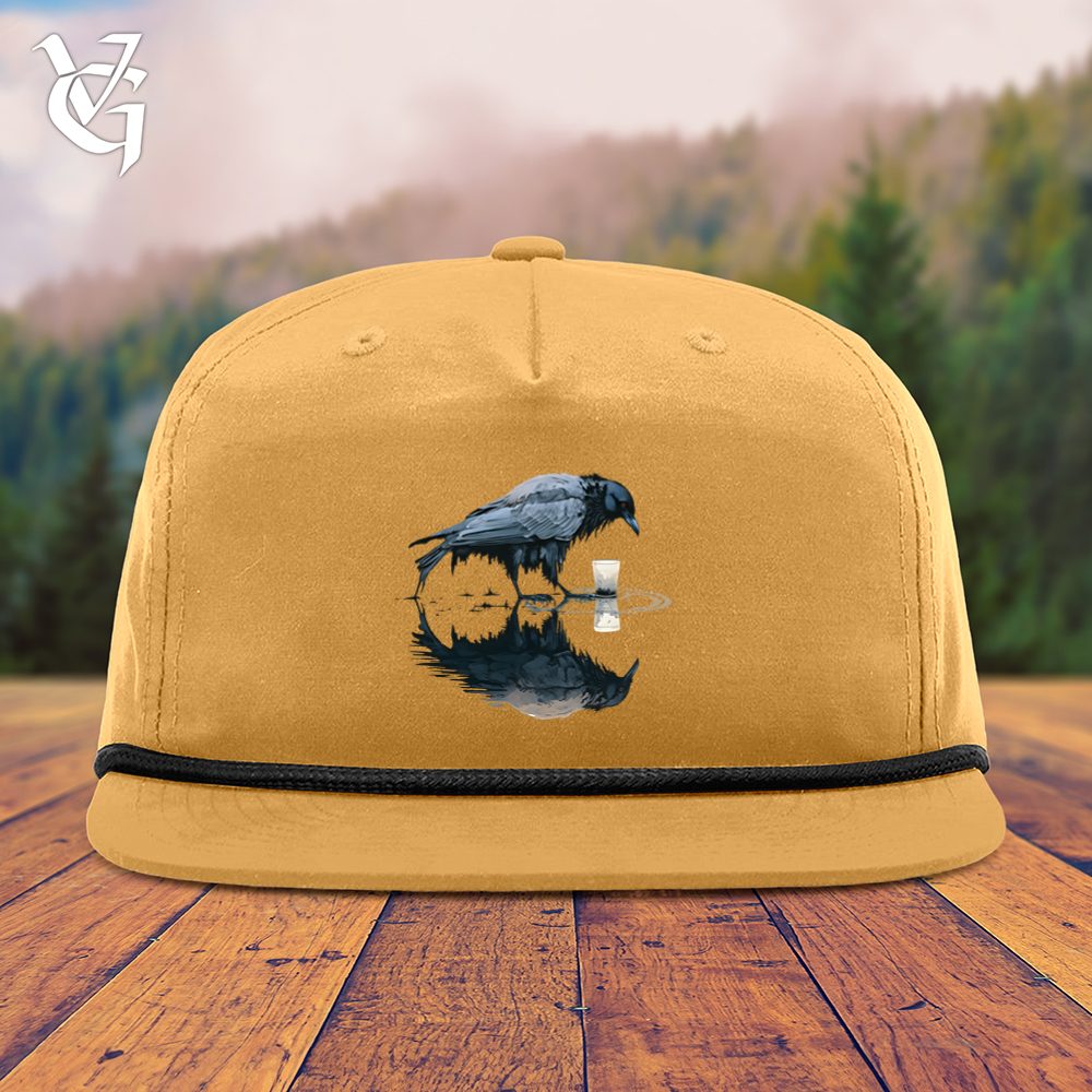 Viking Goods Raven Reflection Snapback Cap Biscuit/ Black