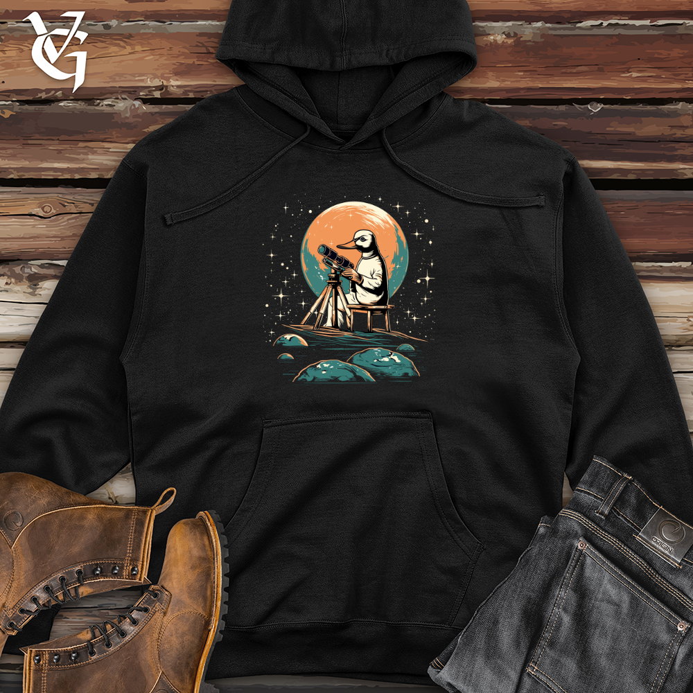 Viking Goods Avian Astronomer Midweight Hooded Sweatshirt Black / L