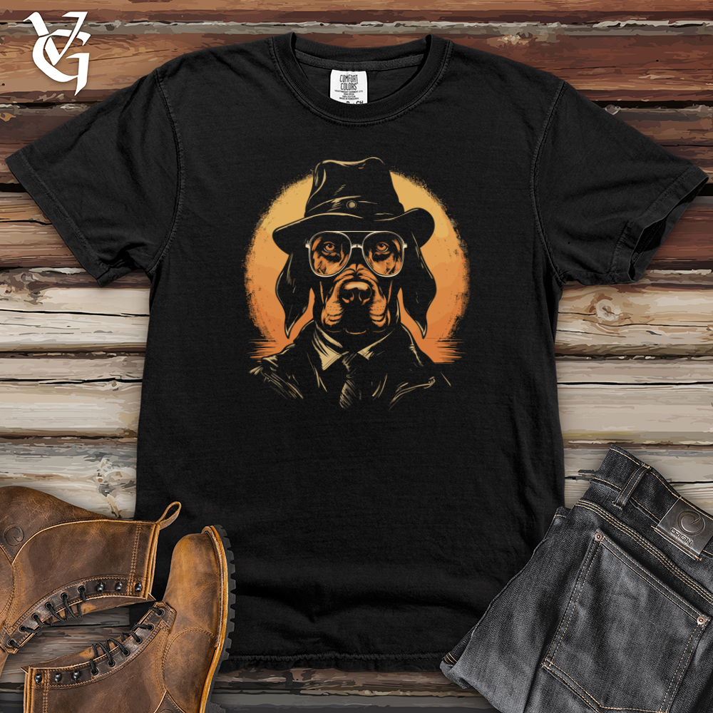 Viking Goods Detective Hound Incognito Heavy Cotton Comfort Colors Tee Black / L