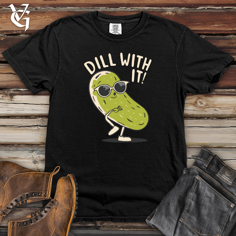 Viking Goods Dill With It Heavy Cotton Comfort Colors Tee Black / L