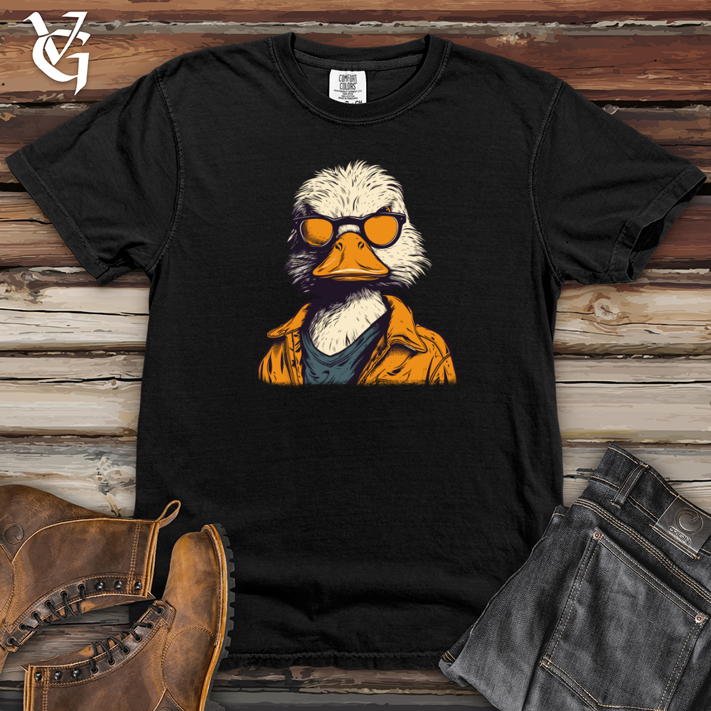 Viking Goods Duck Poised Quack Heavy Cotton Comfort Colors Tee Black / L