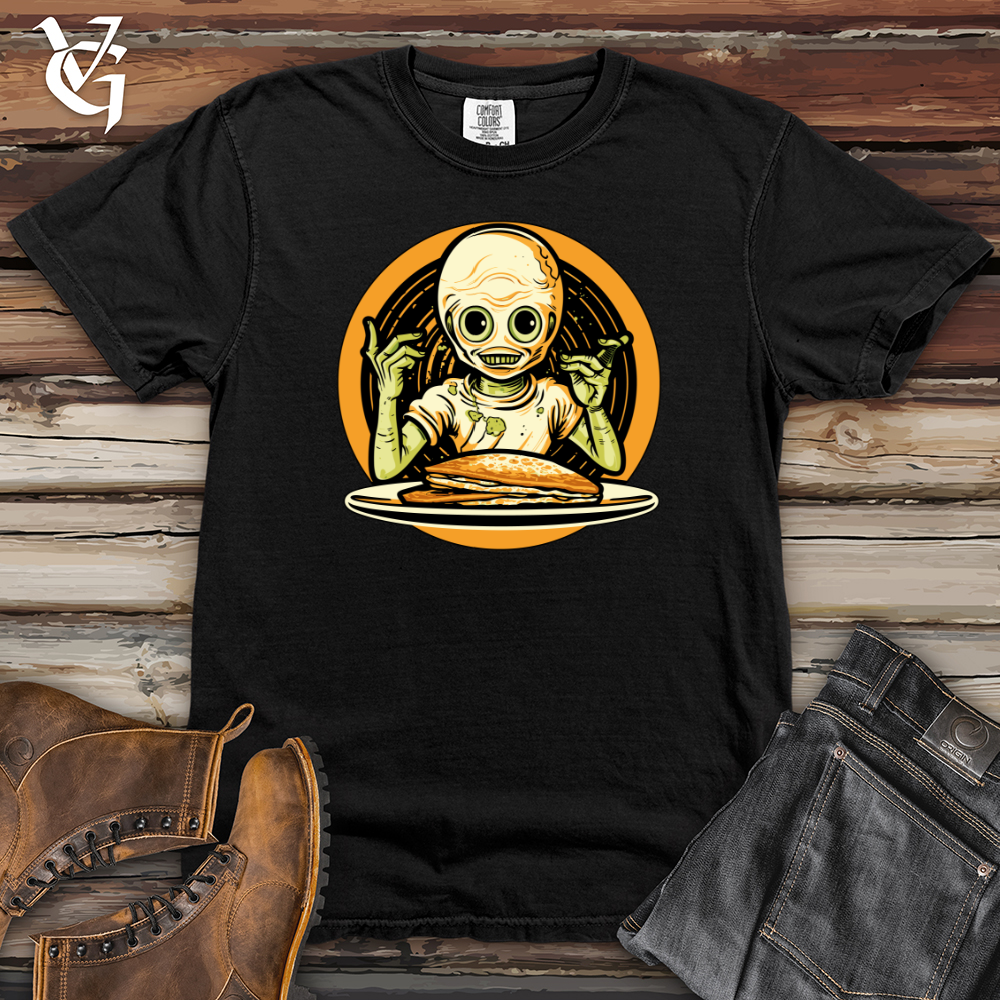 Viking Goods Extraterrestrial Flapjack Delight Heavy Cotton Comfort Colors Tee Black / L