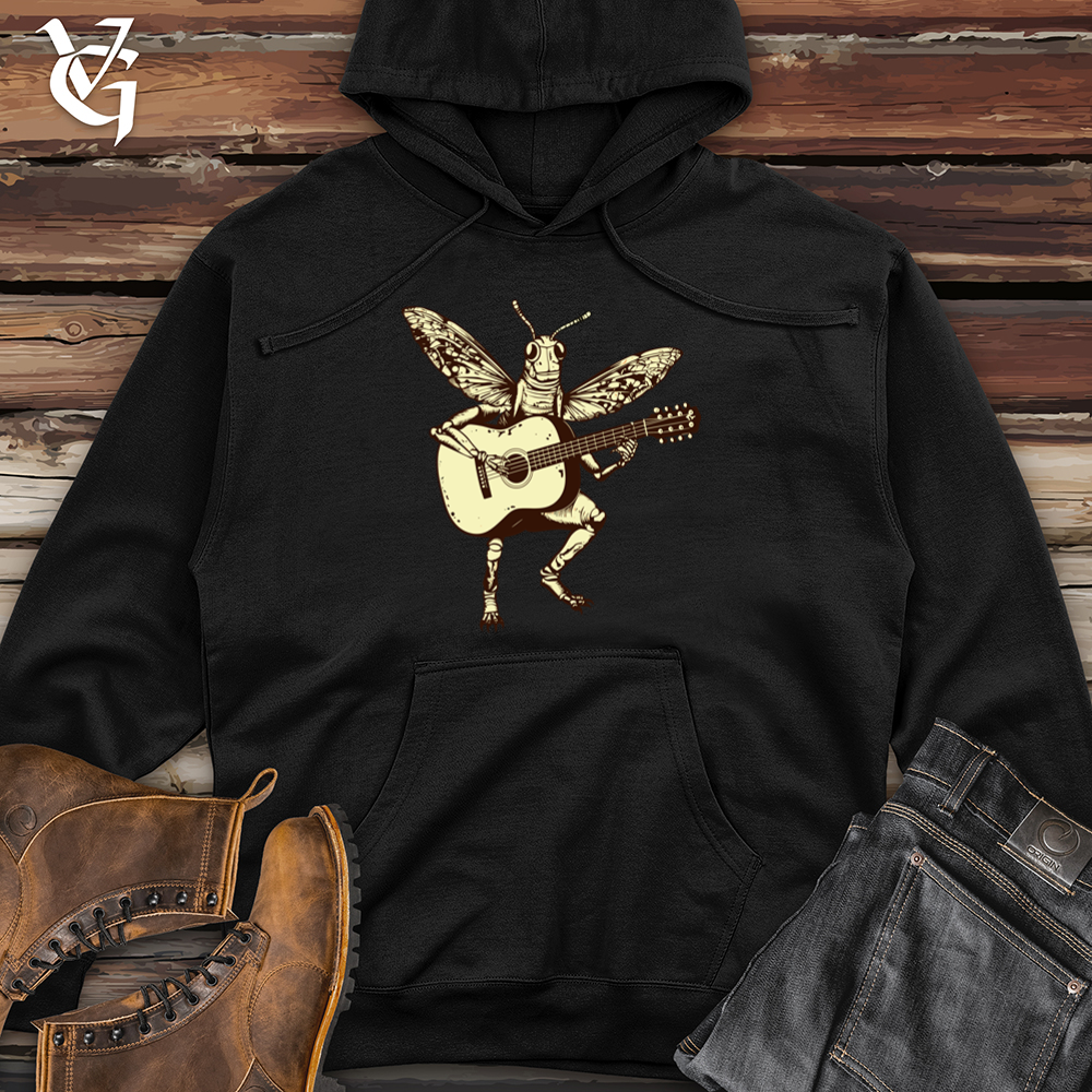 Viking Goods Grasshopper Melody Meadow Strings Midweight Hooded Sweatshirt Black / L