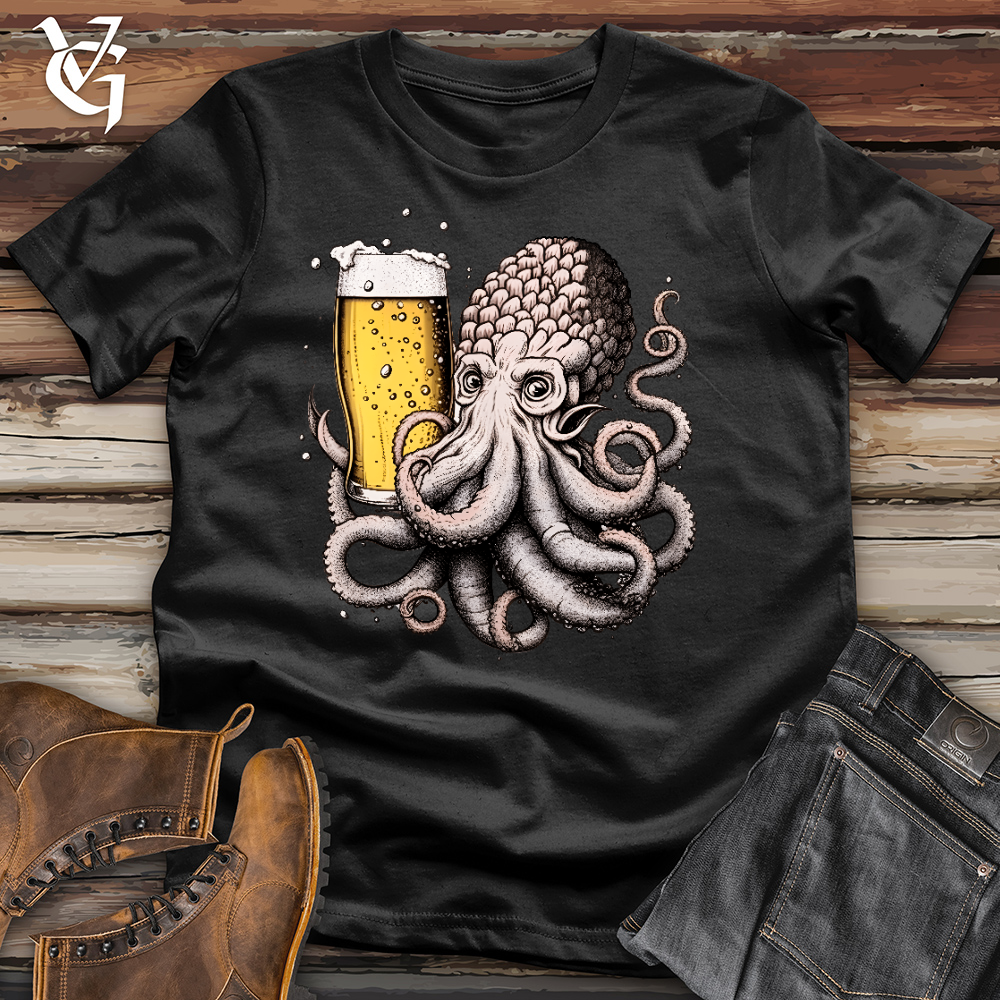 Viking Goods Hoptopus Cotton Tee Black / L