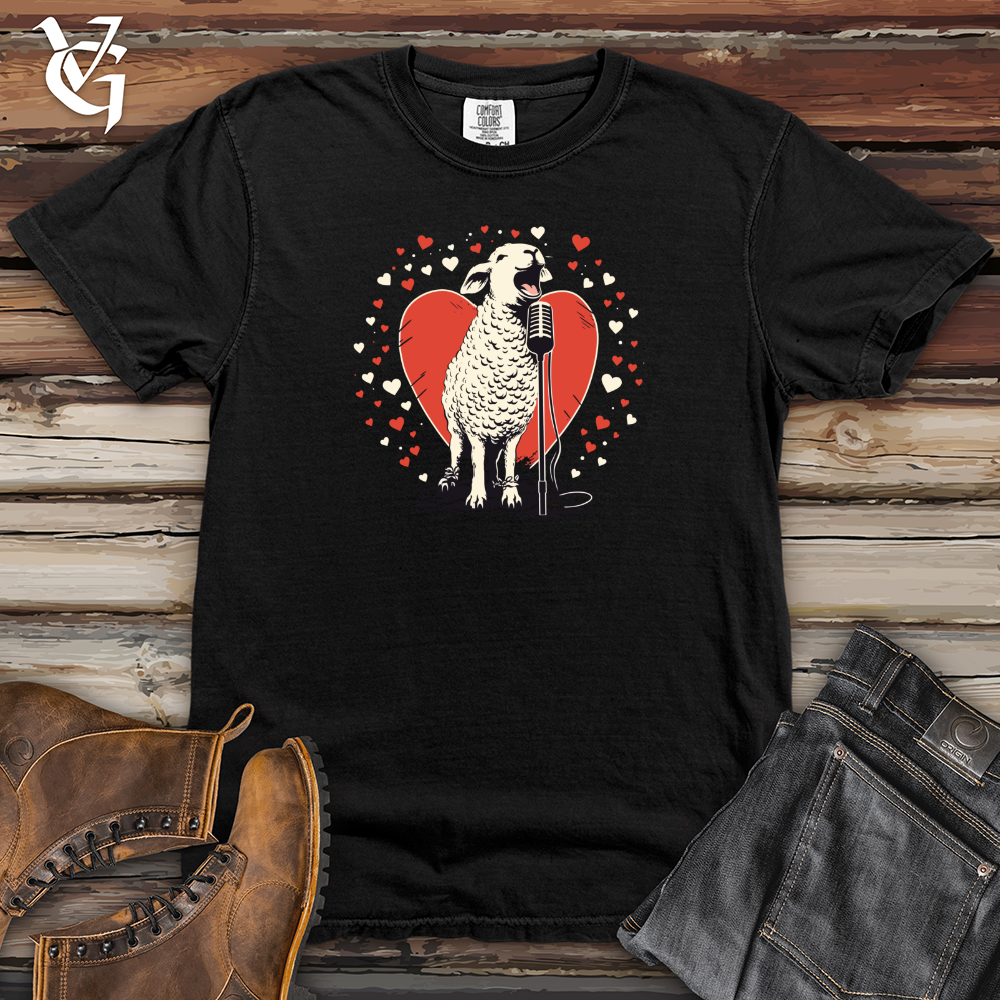 Viking Goods Lamb Love Ballad Heavy Cotton Comfort Colors Tee Black / L