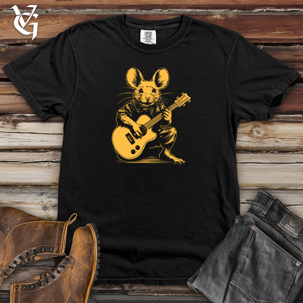 Viking Goods Mouse Melody String Serenade Heavy Cotton Comfort Colors Tee Black / L
