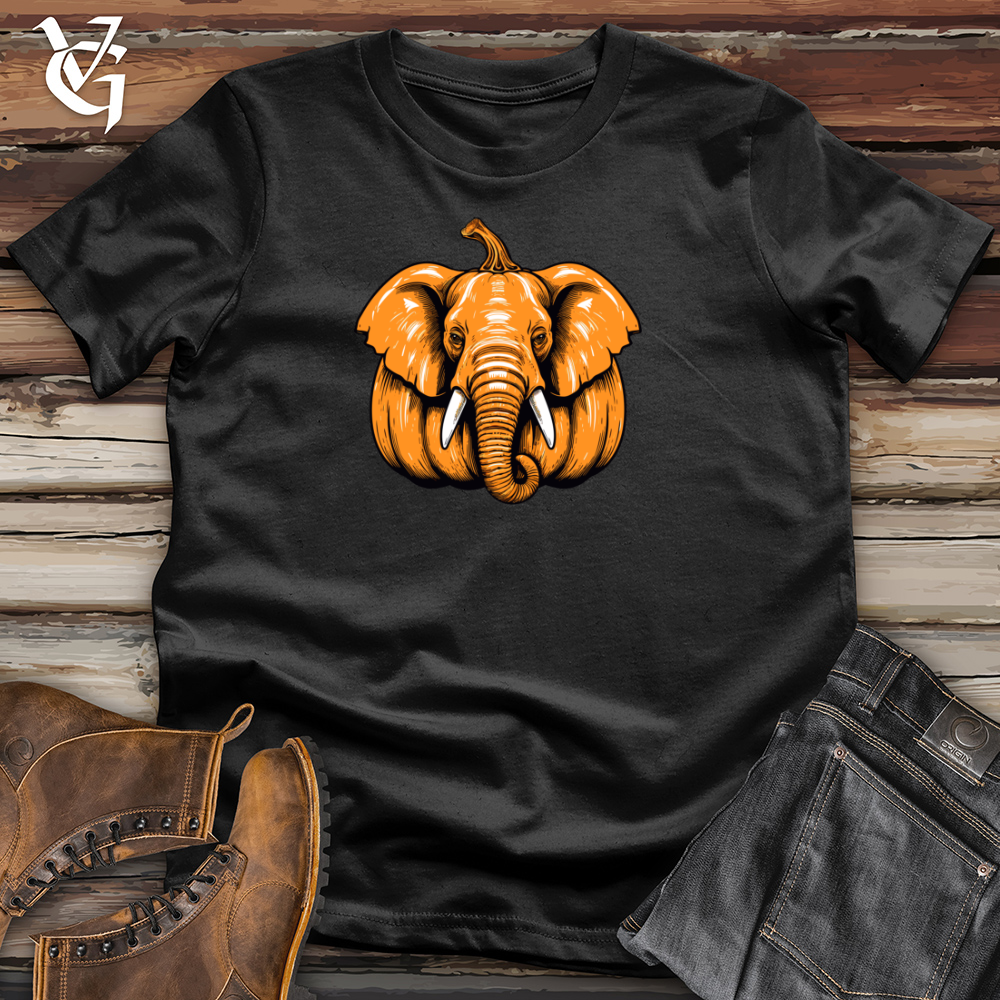 Viking Goods Pachyderm Pumpkin Cotton Tee Black / L