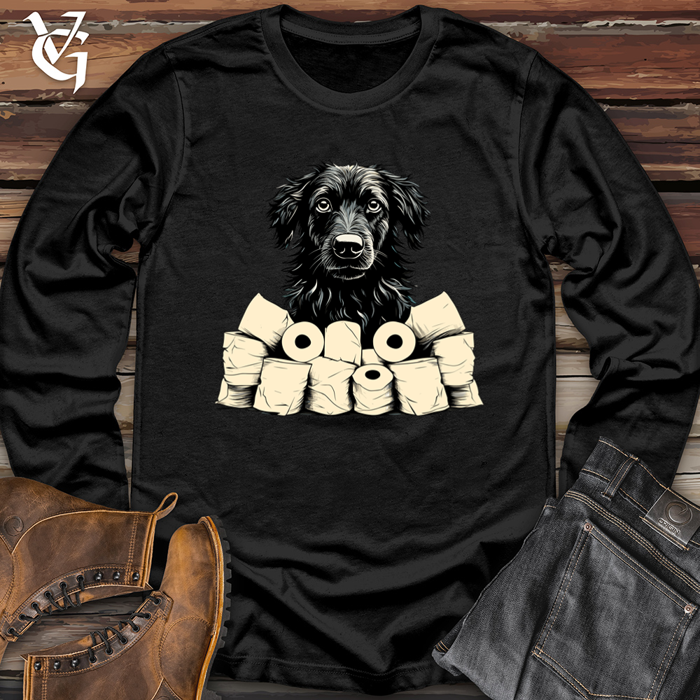 Viking Goods Paper Roll Patrol Black Shepherd Softstyle Long Sleeve Black / L