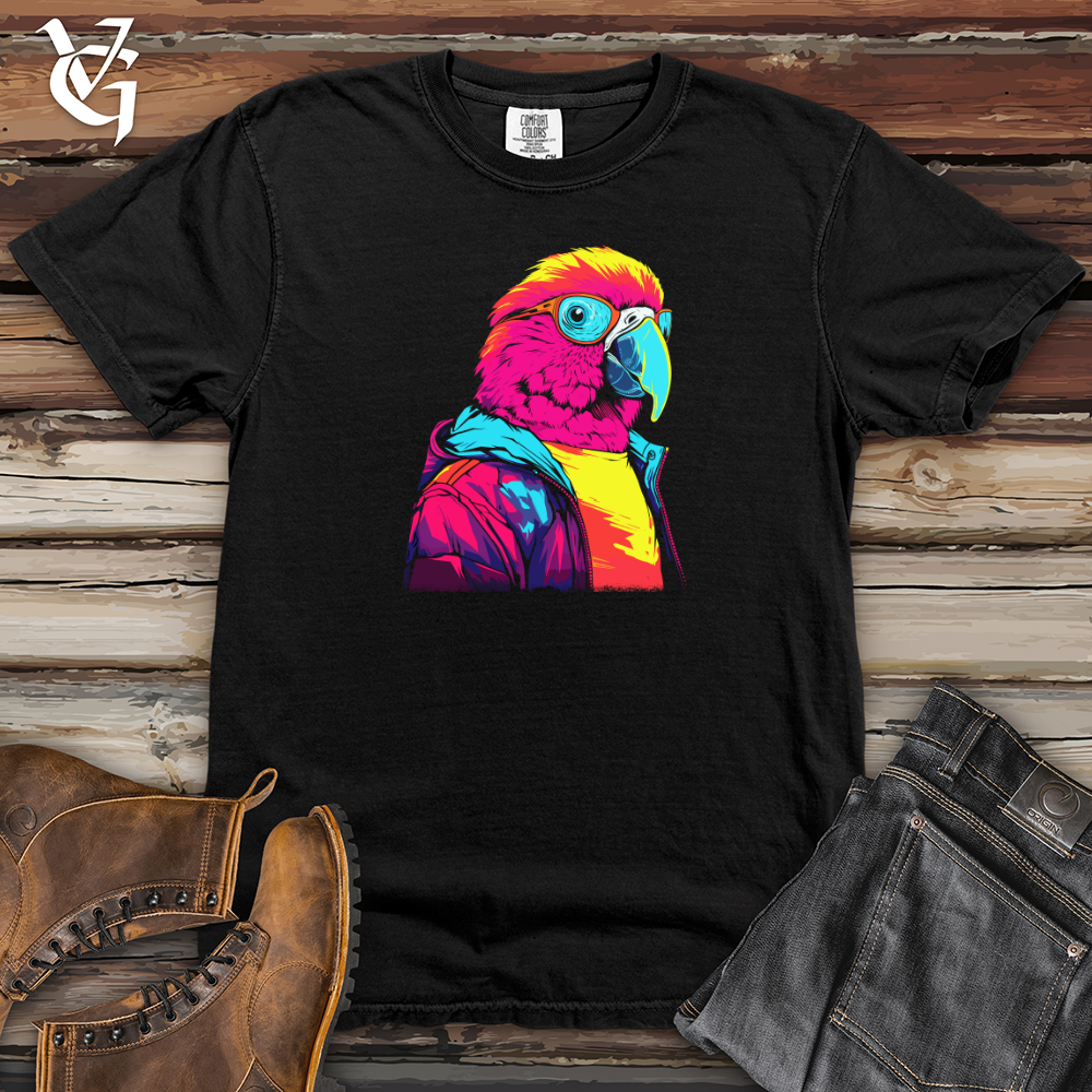 Viking Goods Parrot Neon Swag Heavy Cotton Comfort Colors Tee Black / L