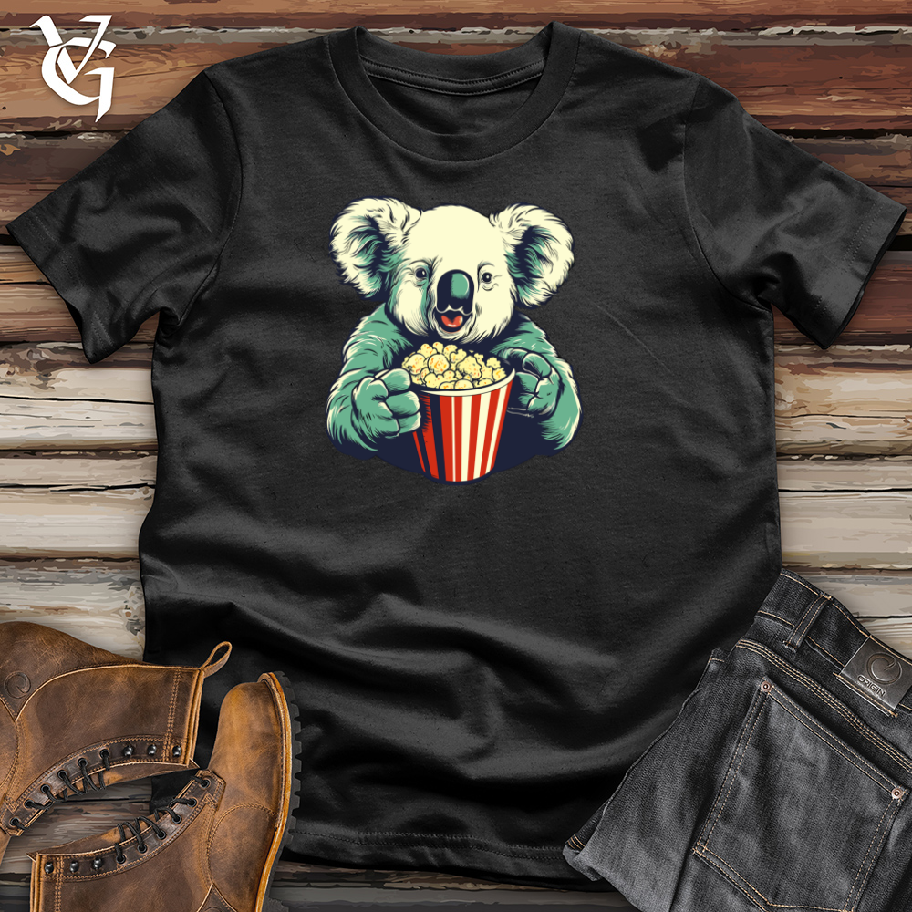 Viking Goods Popcorn-Munching Koala Cotton Tee Black / L
