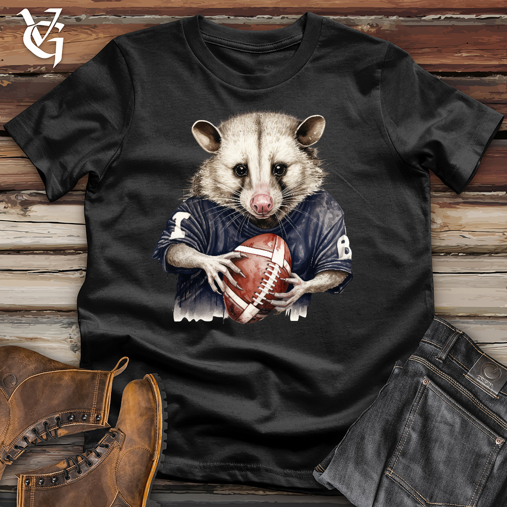 Viking Goods Possum Football Plater Cotton Tee Black / L