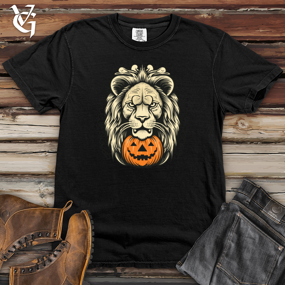 Viking Goods Regal Pumpkin Carver Heavy Cotton Comfort Colors Tee Black / L