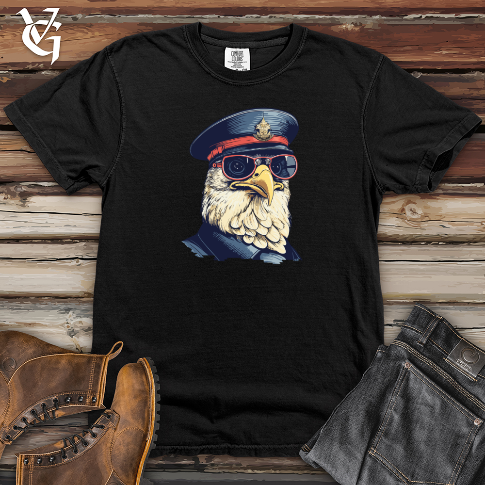 Viking Goods Retro Police Clucker Heavy Cotton Comfort Colors Tee Black / L
