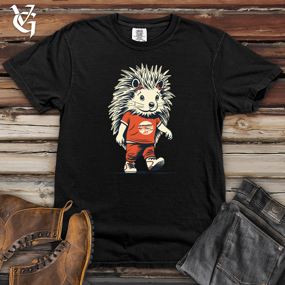 Viking Goods Retro Spike Sneaks Heavy Cotton Comfort Colors Tee Black / L