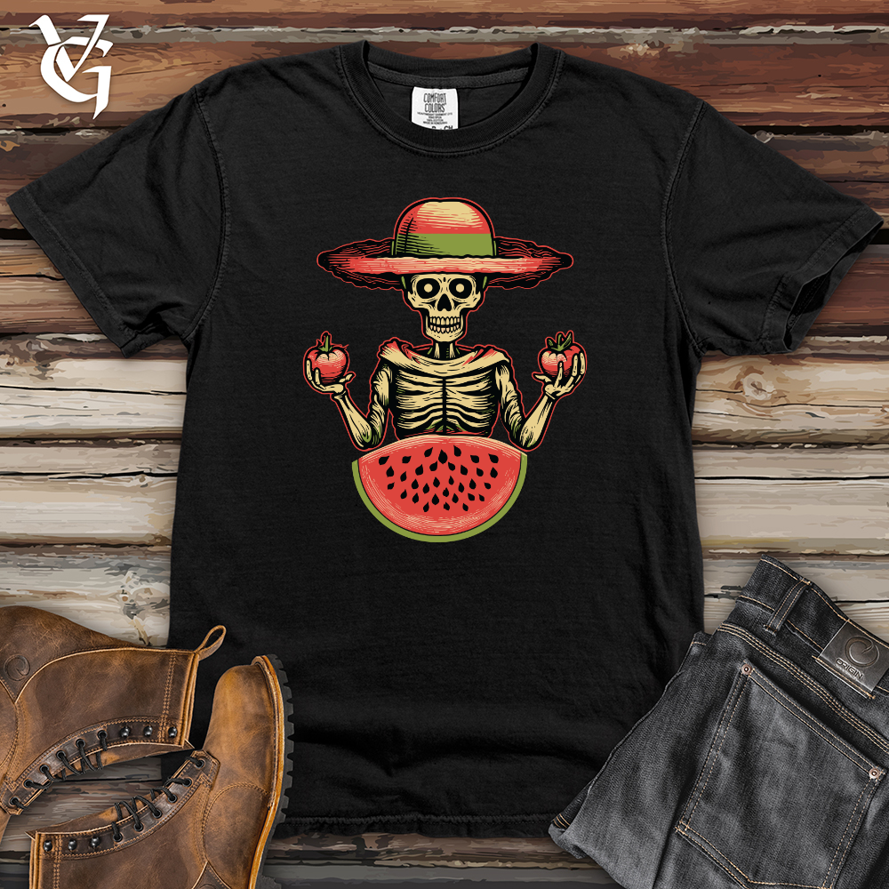 Viking Goods Whimsical Watermelon Thief Heavy Cotton Comfort Colors Tee Black / L