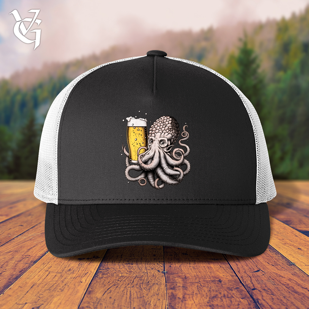 Viking Goods Hoptopus Trucker Cap Black/ White