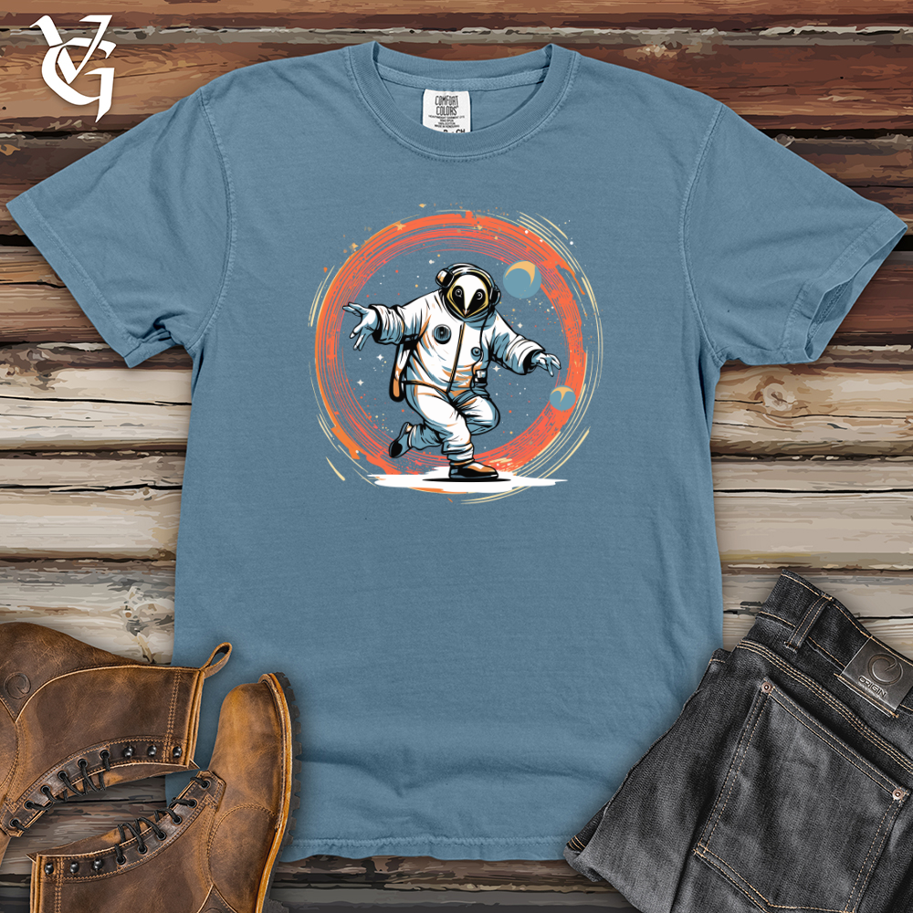 Viking Goods Astronaut Penguin Heavy Cotton Comfort Colors Tee Blue Jean / L