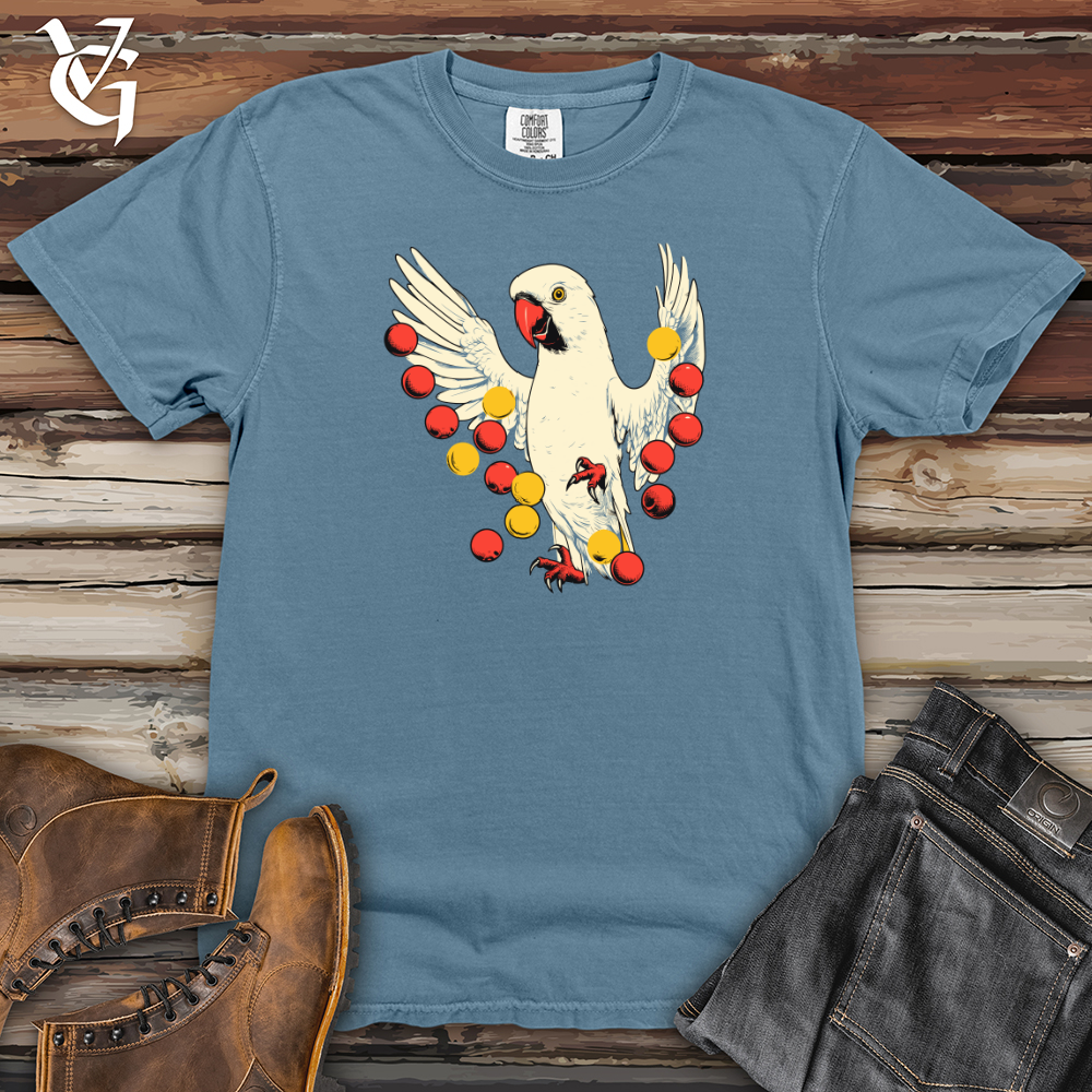 Viking Goods Cockatoo Circus Juggler Heavy Cotton Comfort Colors Tee Blue Jean / L