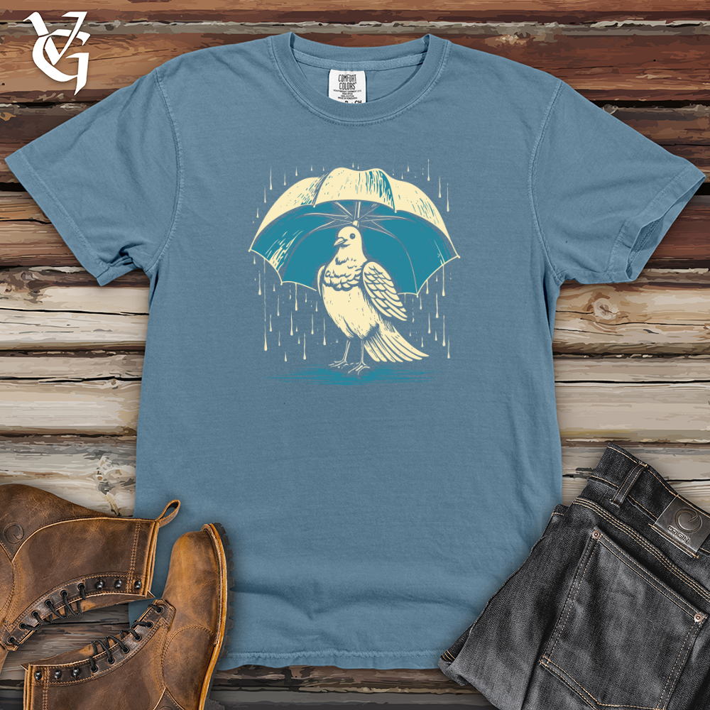 Viking Goods Dove In The Rain Heavy Cotton Comfort Colors Tee Blue Jean / L
