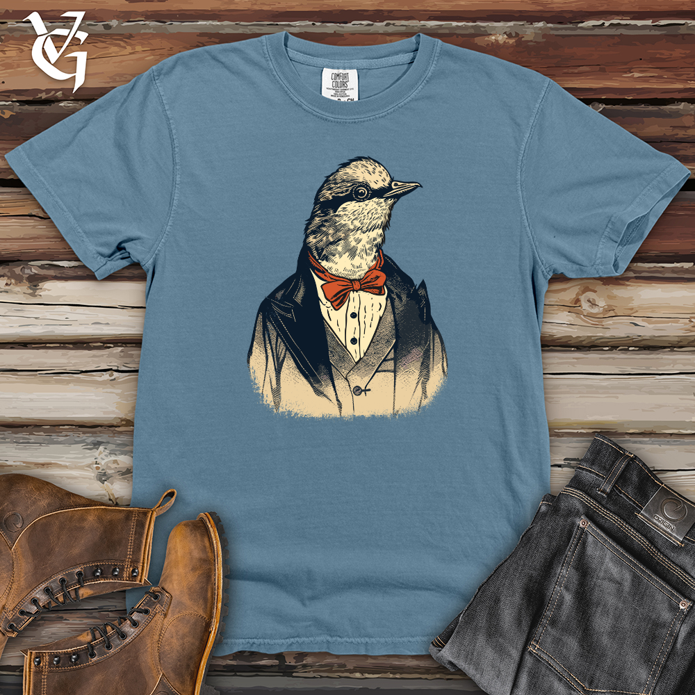 Viking Goods Dove Peaceful Hipster Vibes Heavy Cotton Comfort Colors Tee Blue Jean / L