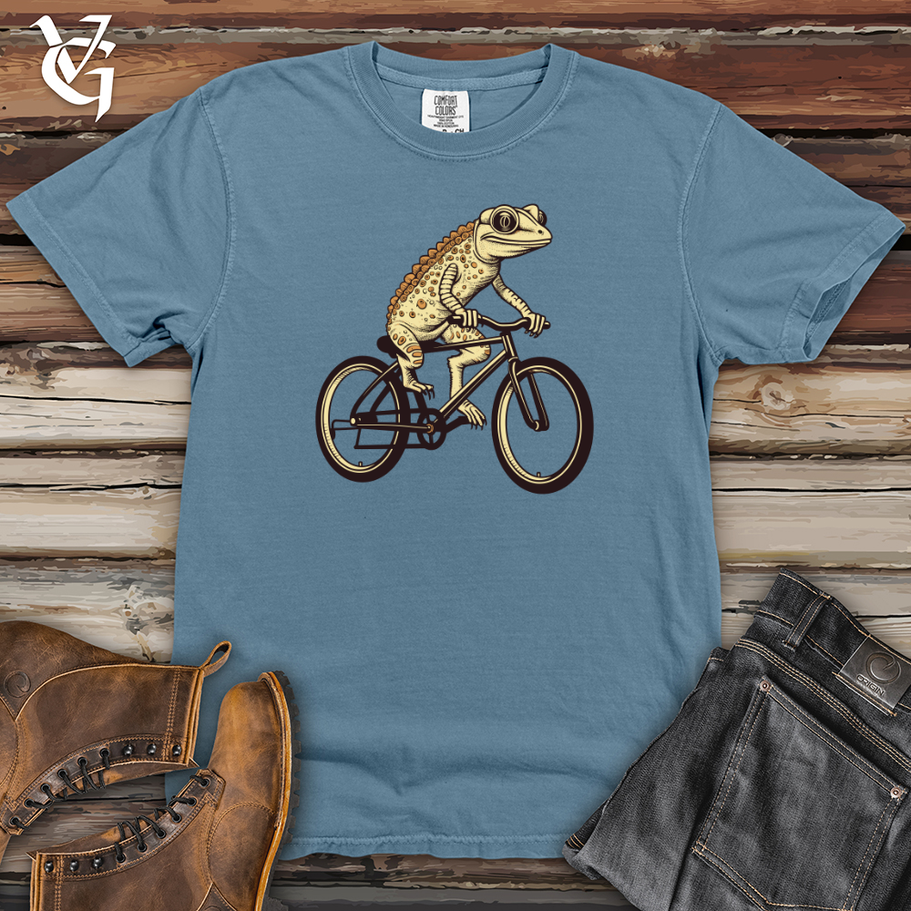 Viking Goods Gecko Cycle Desert Dash Adventure Heavy Cotton Comfort Colors Tee Blue Jean / L
