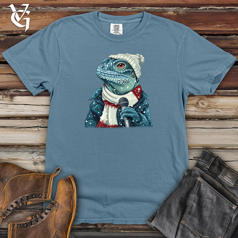 Viking Goods Lizard Winter Ballad Heavy Cotton Comfort Colors Tee Blue Jean / L