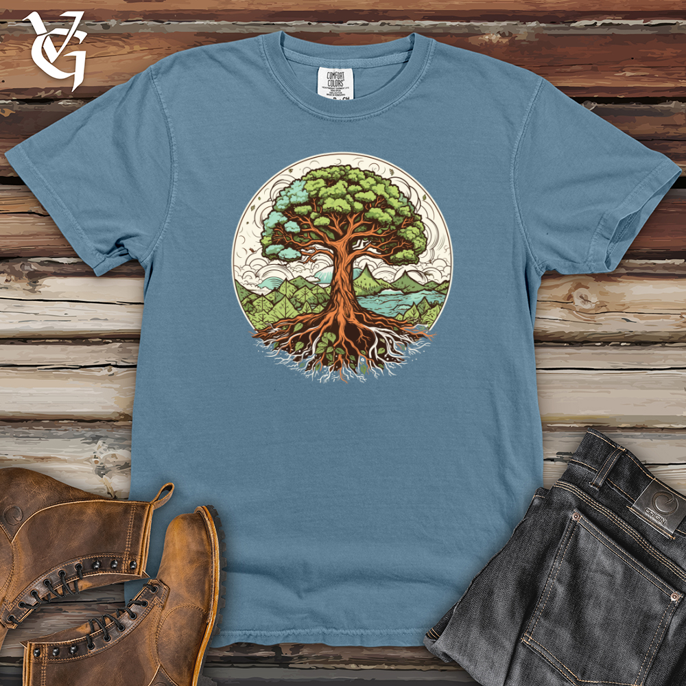 Viking Goods Nature's Embrace Heavy Cotton Comfort Colors Tee Blue Jean / L