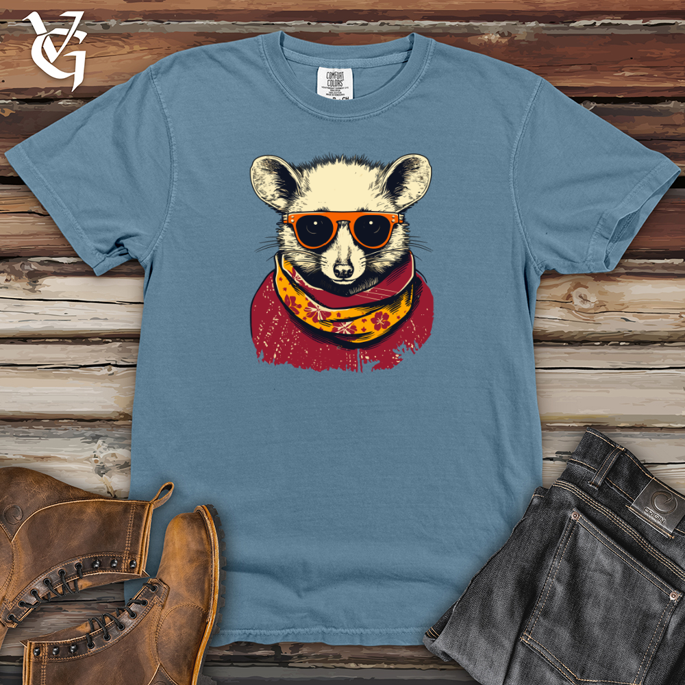 Viking Goods Opossum Renegade Heavy Cotton Comfort Colors Tee Blue Jean / L