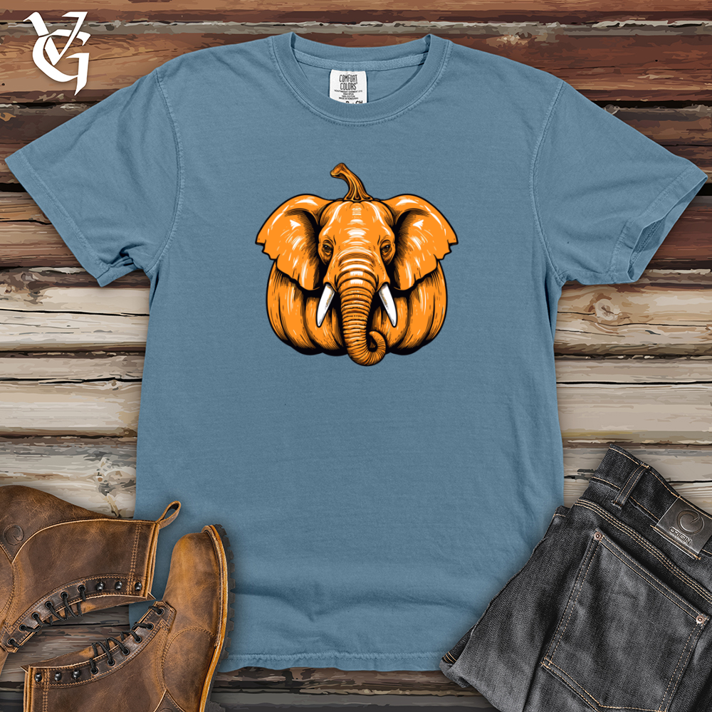 Viking Goods Pachyderm Pumpkin Heavy Cotton Comfort Colors Tee Blue Jean / L