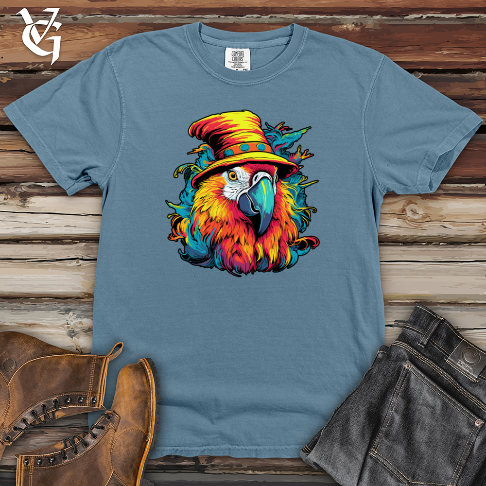 Viking Goods Parrot Top Hat Magic Heavy Cotton Comfort Colors Tee Blue Jean / L
