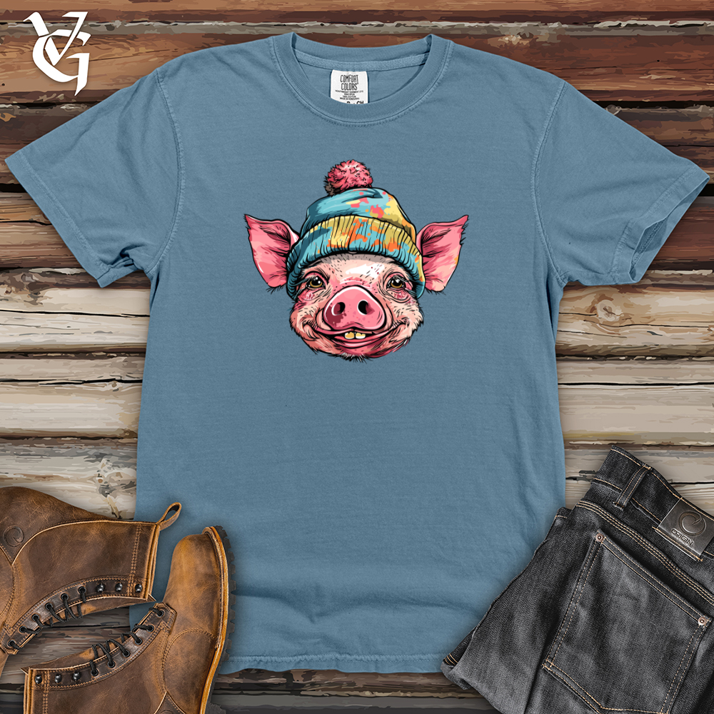 Viking Goods Pigeon Explorers Club Heavy Cotton Comfort Colors Tee Blue Jean / L