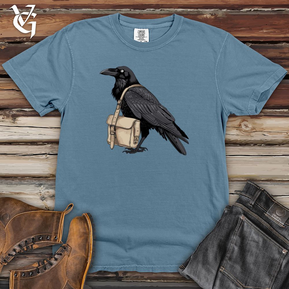 Viking Goods Raven Postal Carrier Heavy Cotton Comfort Colors Tee Blue Jean / L