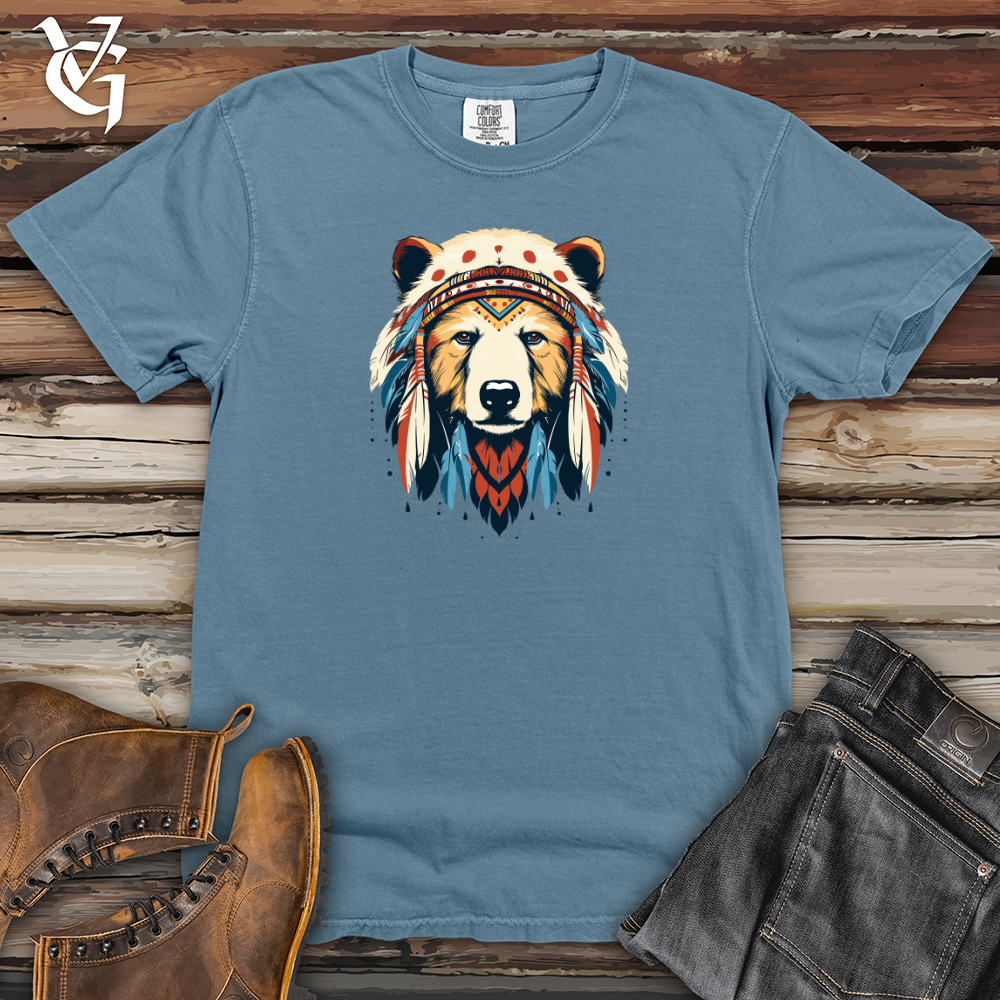 Viking Goods Retro Eskimo Bear 01 Heavy Cotton Comfort Colors Tee Blue Jean / L