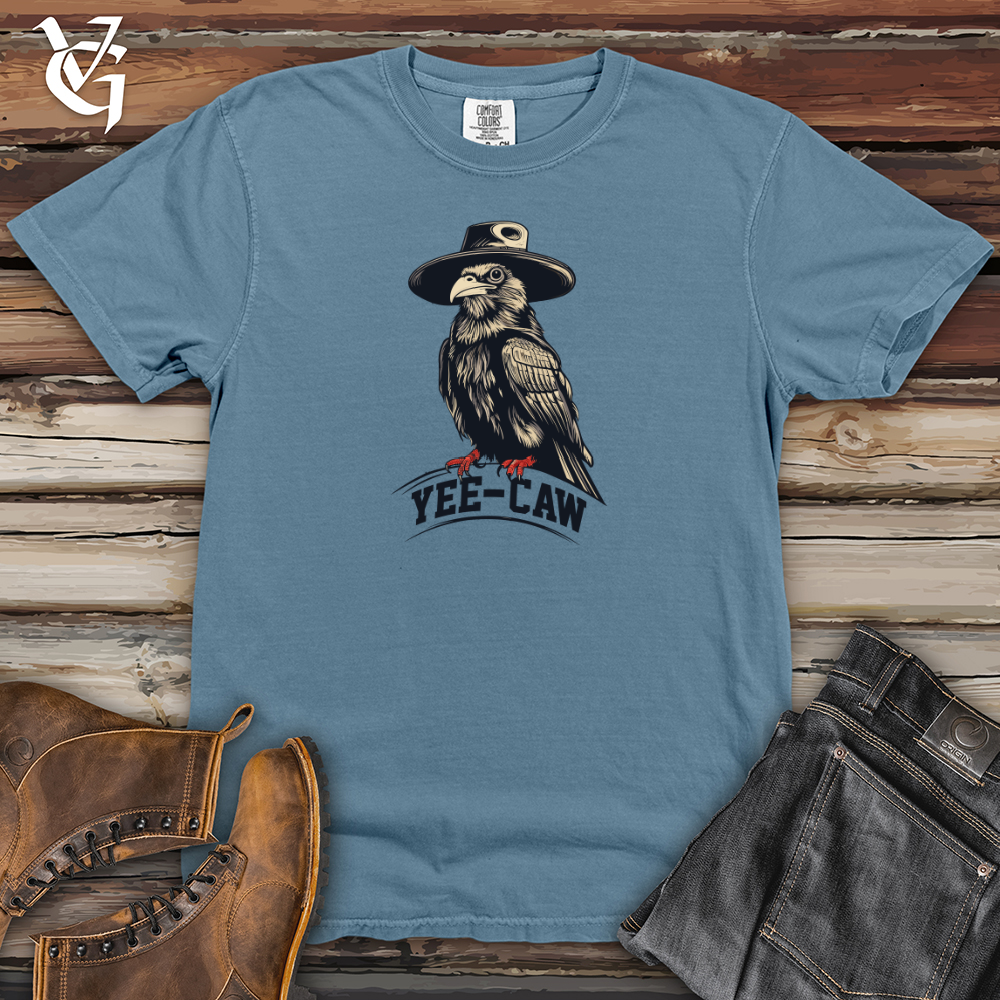 Viking Goods Retro Rancher Raven Heavy Cotton Comfort Colors Tee Blue Jean / L