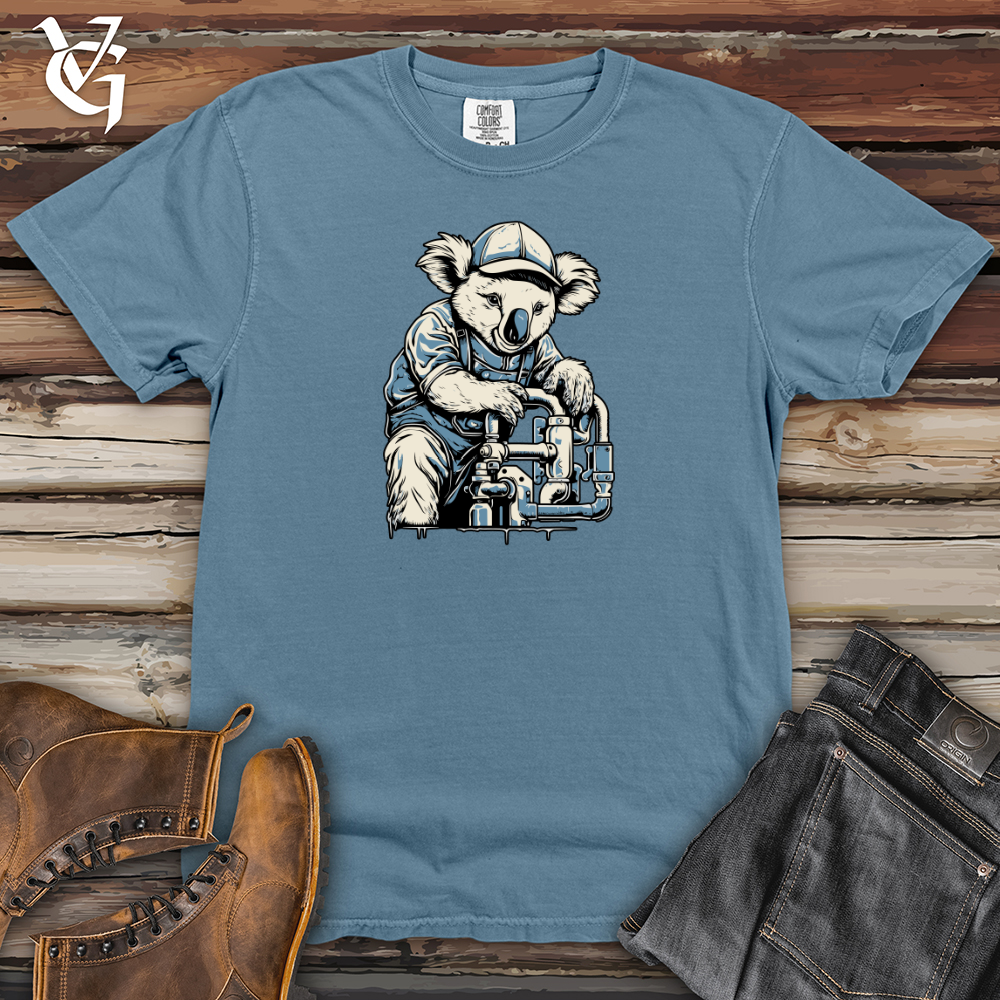 Viking Goods Retro Rooter Heavy Cotton Comfort Colors Tee Blue Jean / L