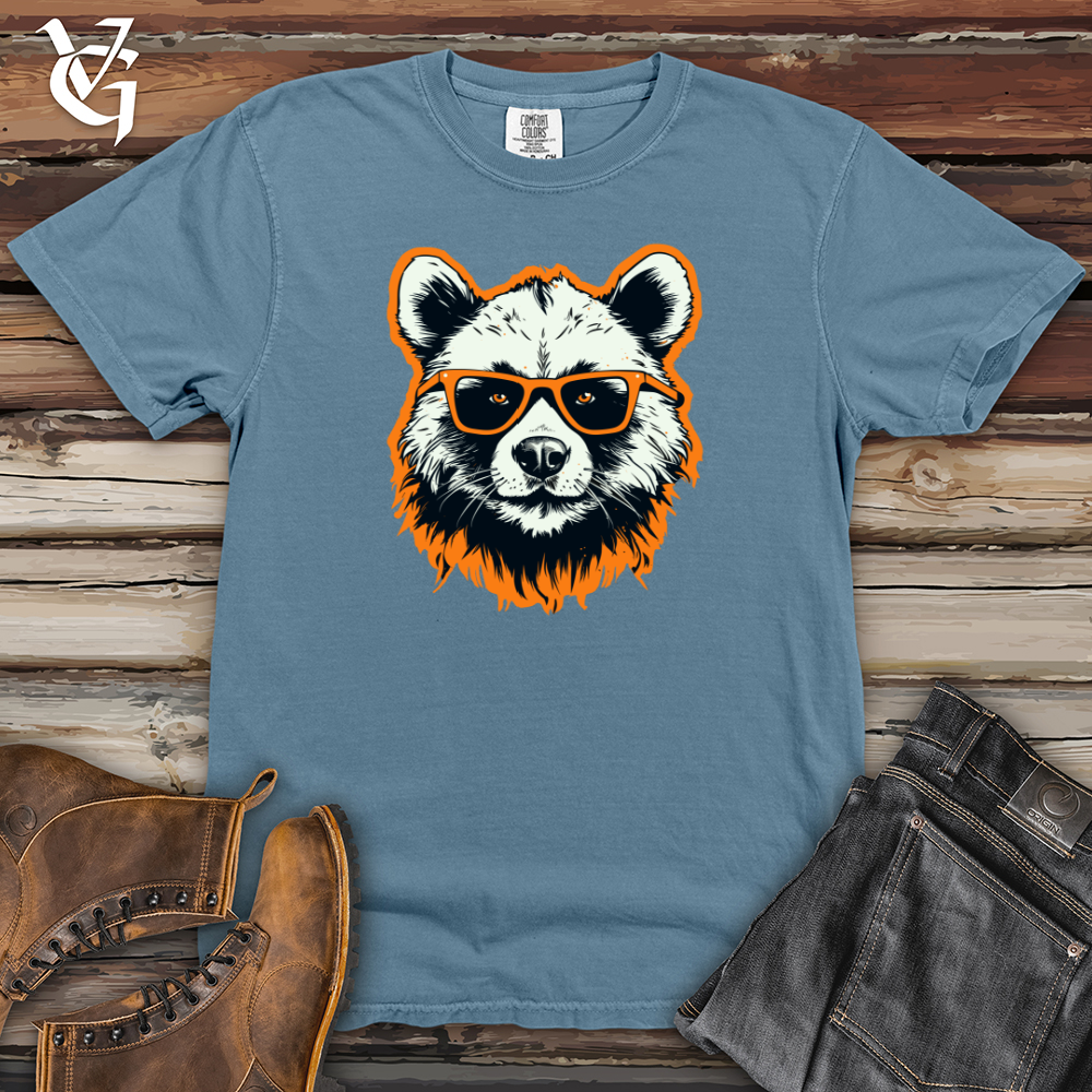 Viking Goods Retro Specs Panda Heavy Cotton Comfort Colors Tee Blue Jean / L