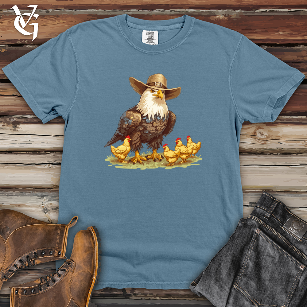 Viking Goods Sheriff Eagle Brood Heavy Cotton Comfort Colors Tee Blue Jean / L