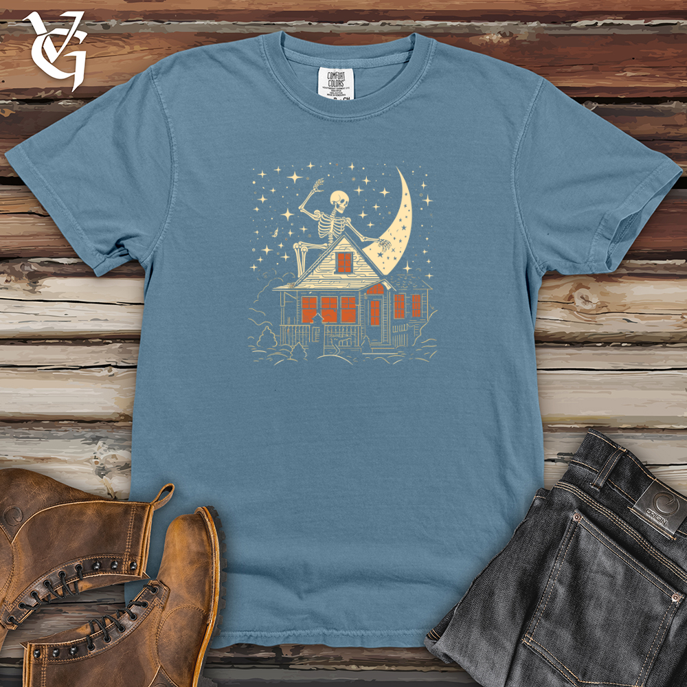 Viking Goods Stellar Builder Skeleton Heavy Cotton Comfort Colors Tee Blue Jean / L