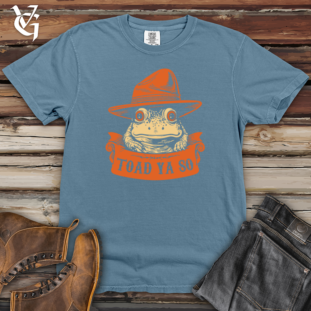 Viking Goods Toad Ya So Heavy Cotton Comfort Colors Tee Blue Jean / L