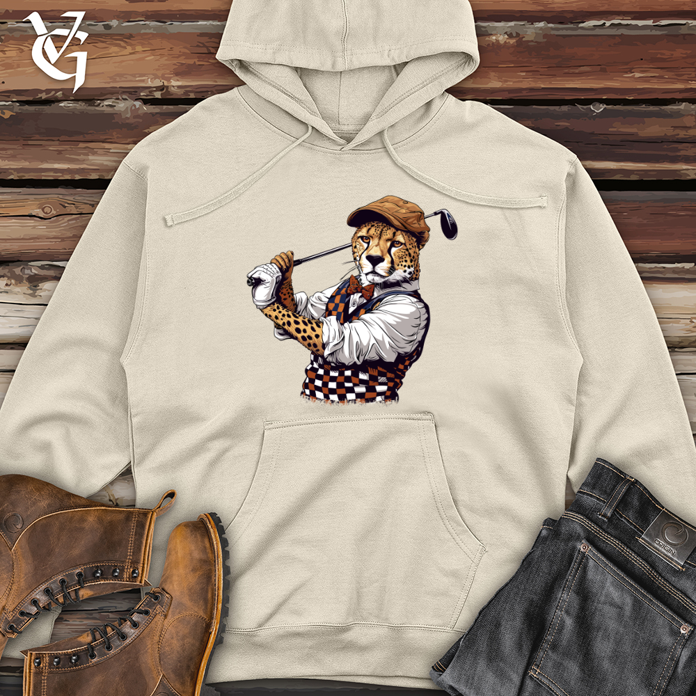 Viking Goods Cheetah Golf Swagger Midweight Hooded Sweatshirt Bone / L