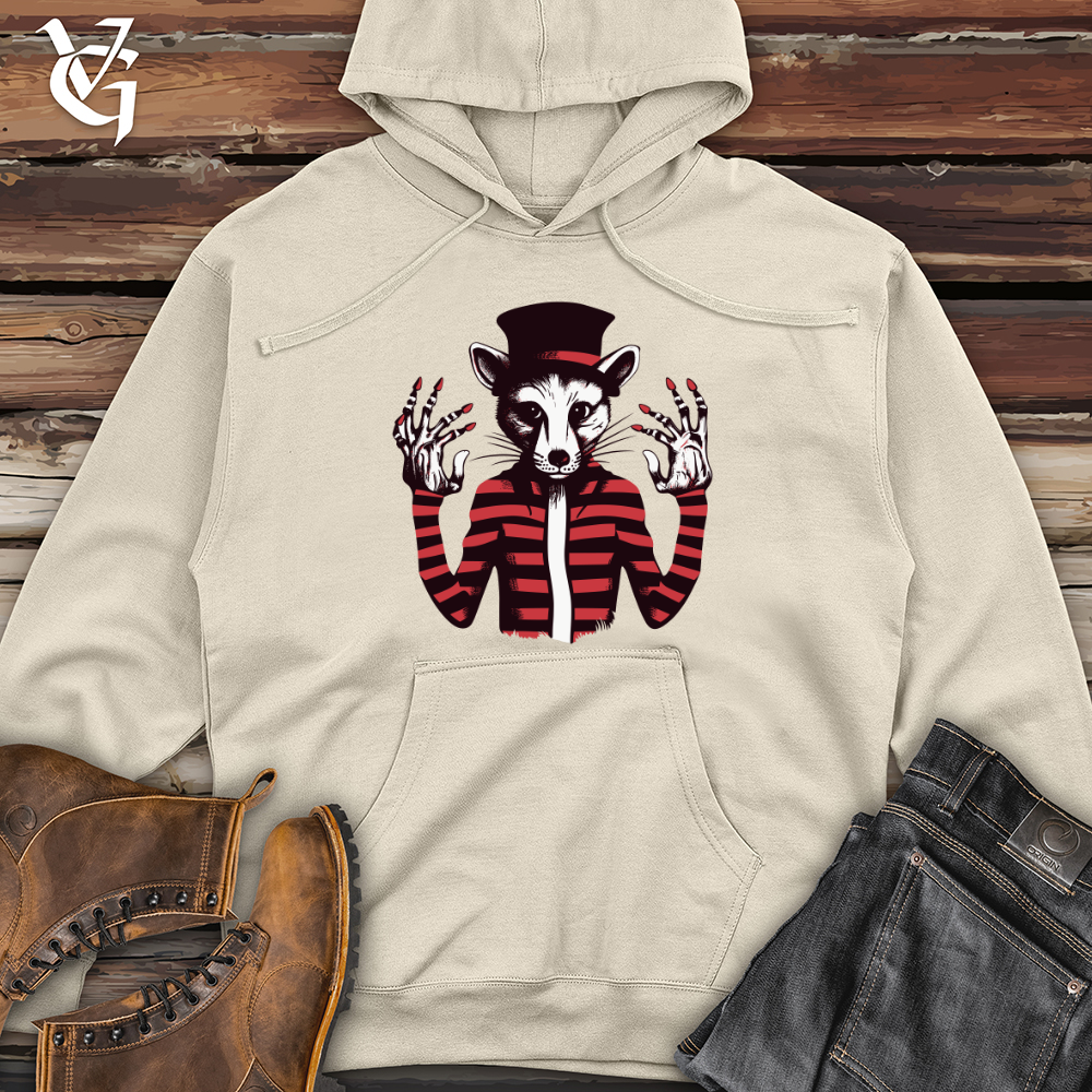 Viking Goods Ferret Nightmare Magician Midweight Hooded Sweatshirt Bone / L