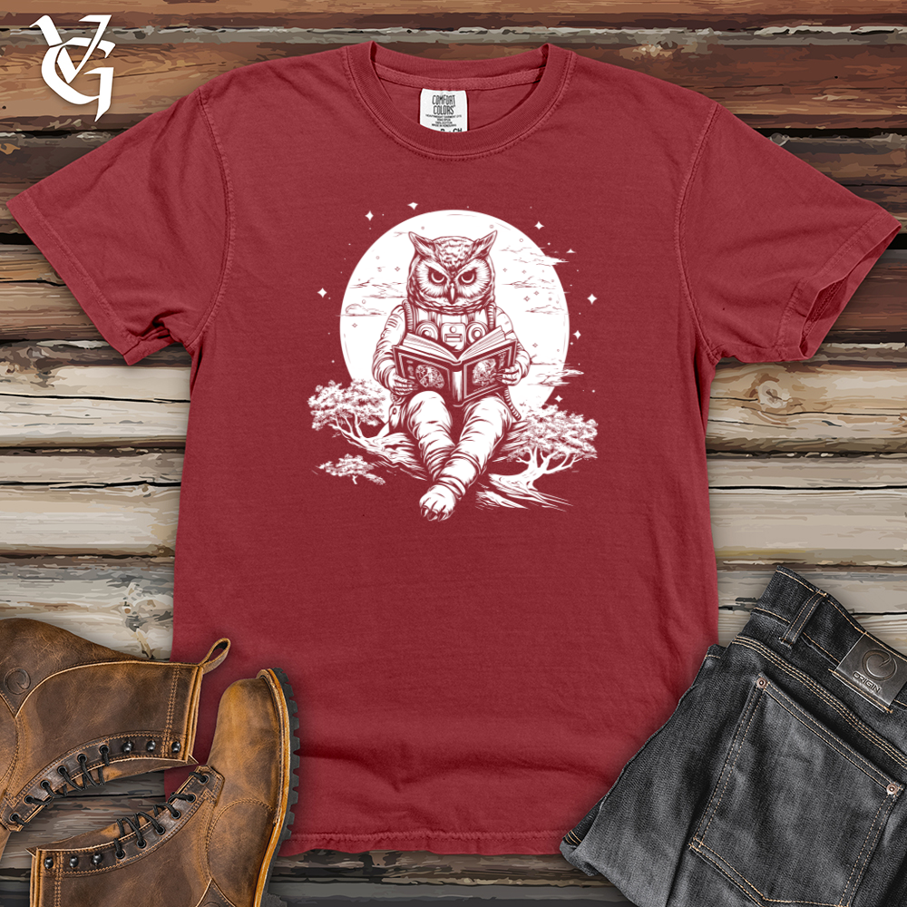 Viking Goods Astronaut Owl Heavy Cotton Comfort Colors Tee Brick / L