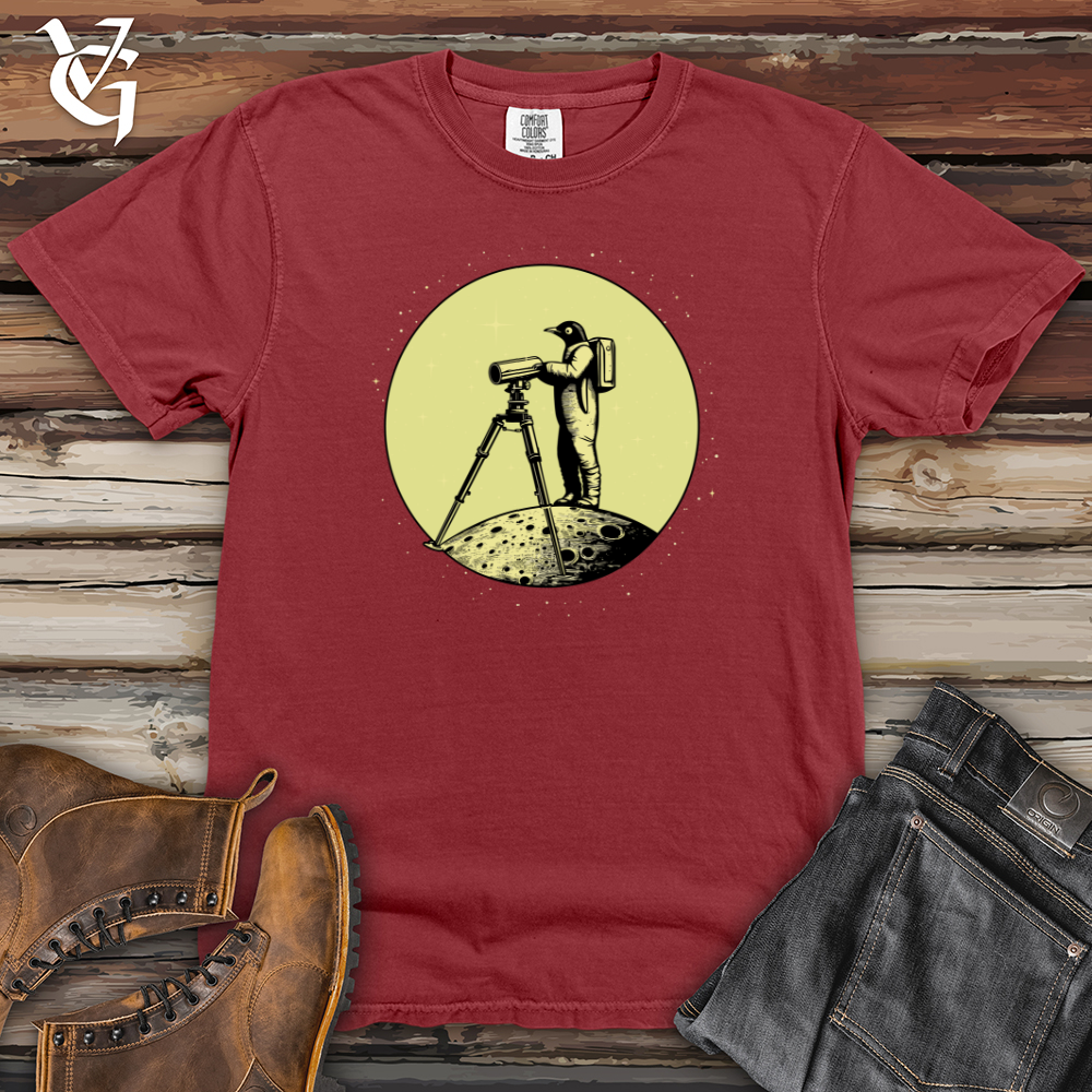 Viking Goods Astronaut Penguin Heavy Cotton Comfort Colors Tee Brick / L