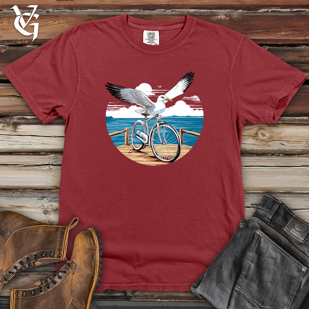 Viking Goods Boardwalk Cruiser Sea Gull Ride 01 Heavy Cotton Comfort Colors Tee Brick / L