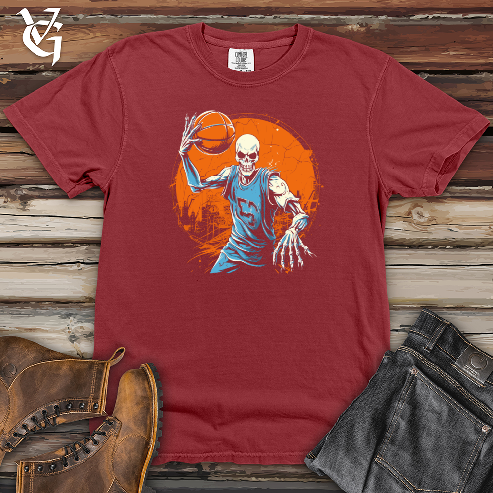 Viking Goods Cosmic Hoops Heavy Cotton Comfort Colors Tee Brick / L