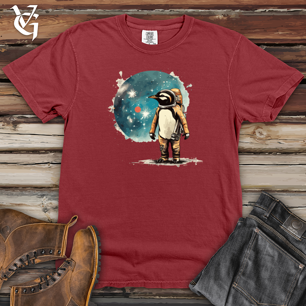 Viking Goods Cosmic Penguin Heavy Cotton Comfort Colors Tee Brick / L