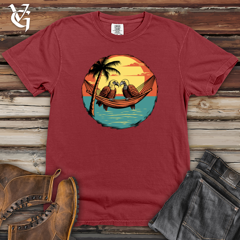 Viking Goods Eagles Sunset Date Heavy Cotton Comfort Colors Tee Brick / L