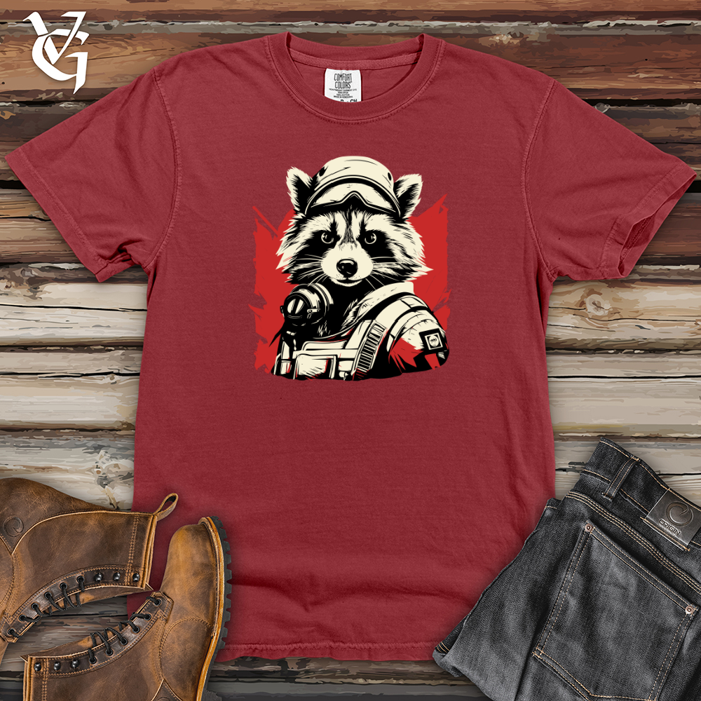 Viking Goods First Responder Raccoon Alert Heavy Cotton Comfort Colors Tee Brick / L
